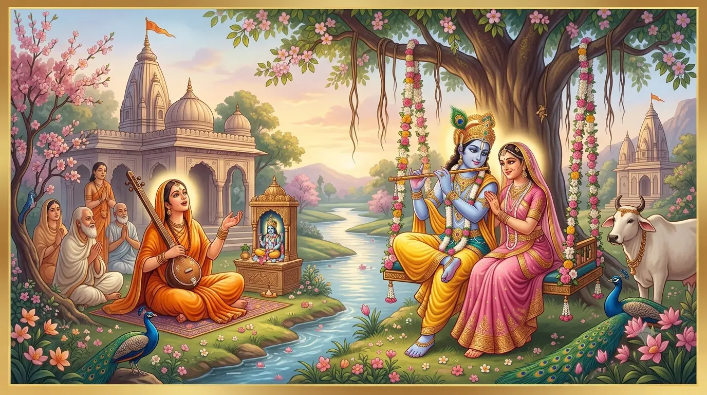 "राधा, मीरा और कृष्ण: प्रेम और भक्ति का शाश्वत स्वरूप"