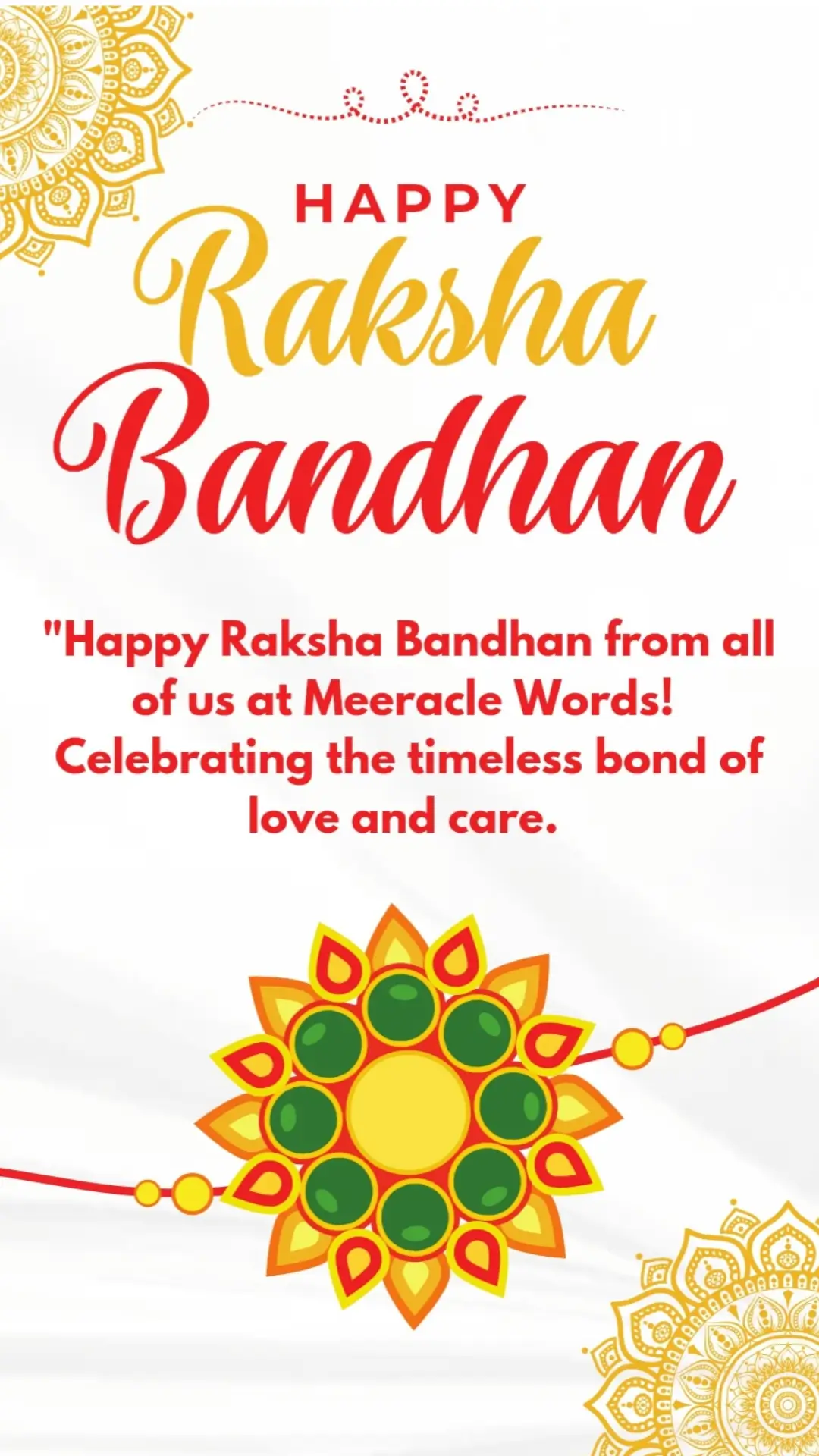 Raksha bandhan imotional post