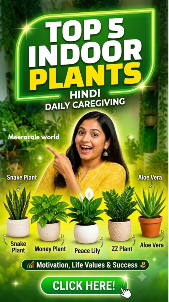 Top 5 indoor plants for home decoration and air purification - Meeracle Green